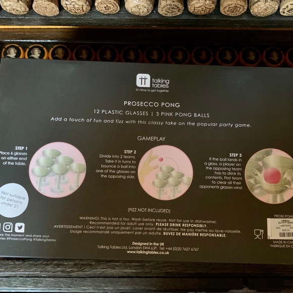 🔴 FINAL PRICE🥂Prosecco Pong Game - Picture 2 of 8